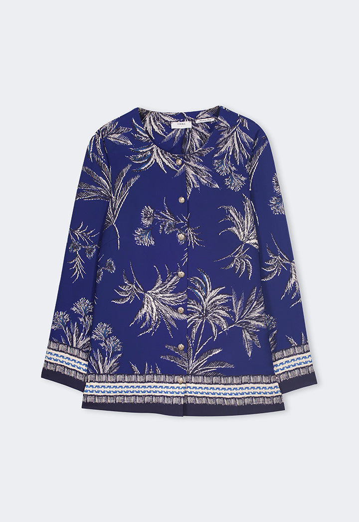 Choice Long Sleeves Printed Shirt Multi Color