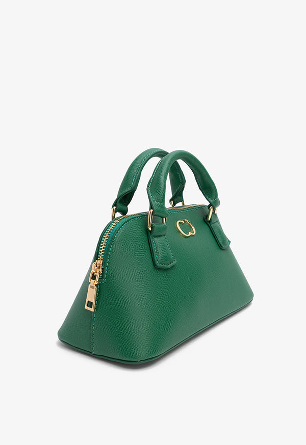 Choice Solid Classic Handbag Green