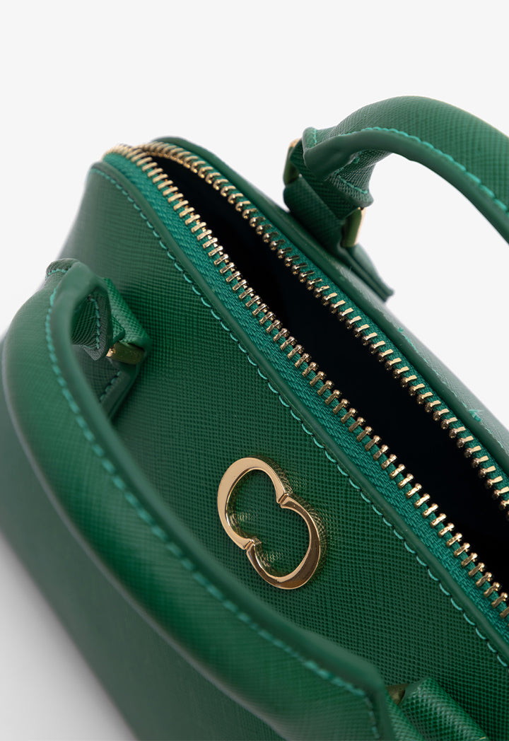 Choice Solid Classic Handbag Green