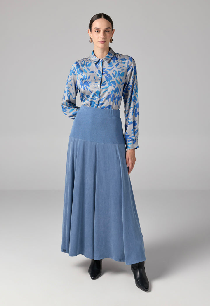 Choice Floral Printed Long Sleeve Shirt  Multi Color