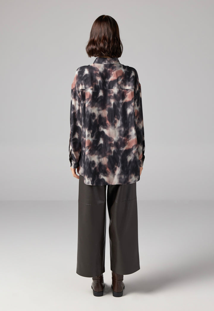 Choice Long Sleeve Printed Shirt Multi Color