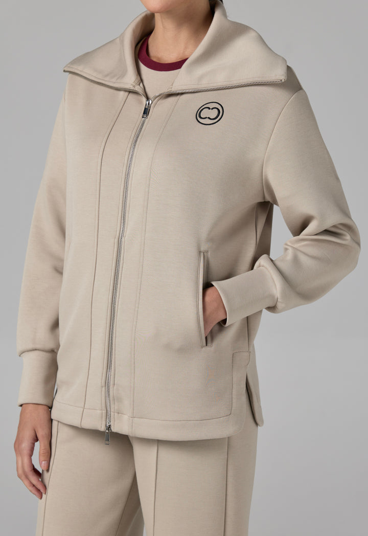 Choice Full-Zip Solid Jacket Burgundy