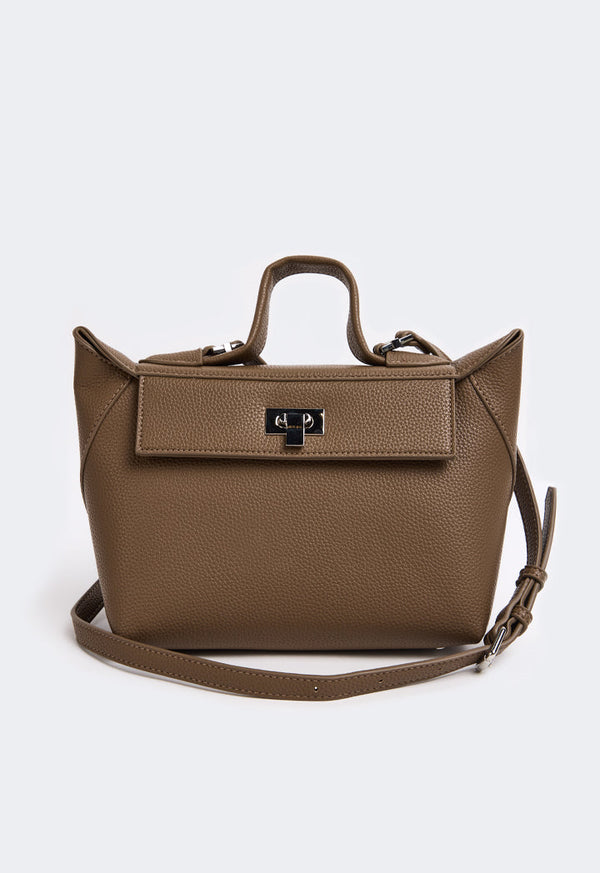 Choice Iconic Top Handle Handbag Taupe