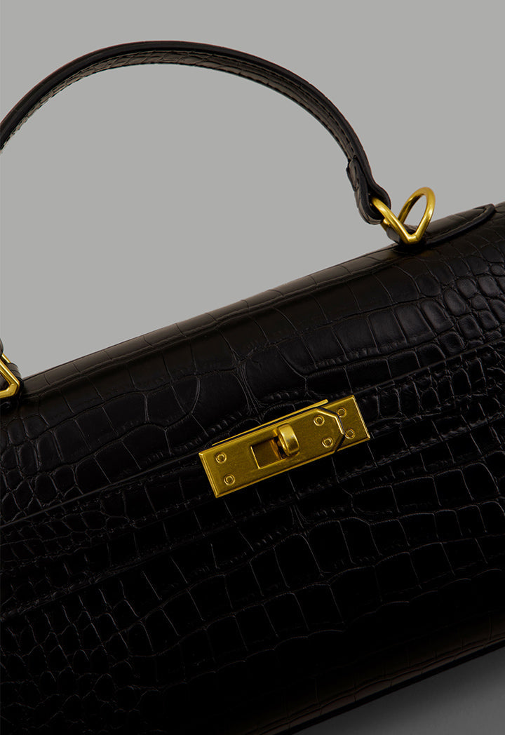 Choice Pu Leather Long Clutch Black