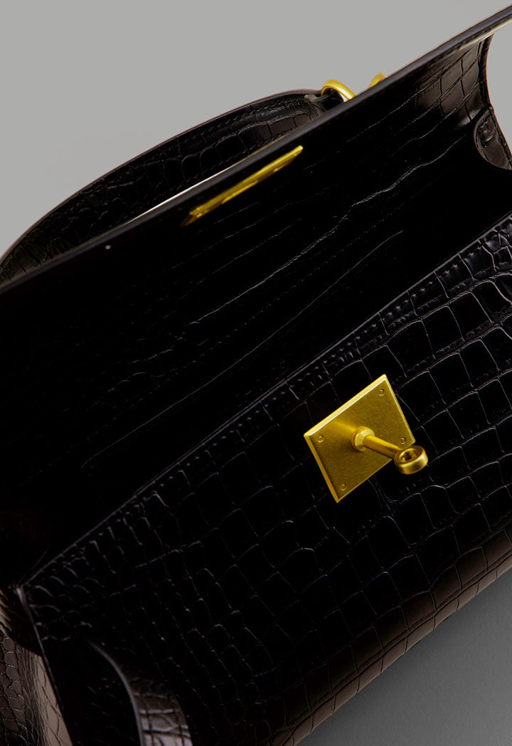 Choice Pu Leather Long Clutch Black