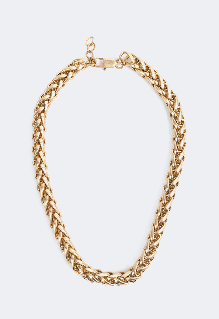 Choice Wheat Chain Necklace Gold