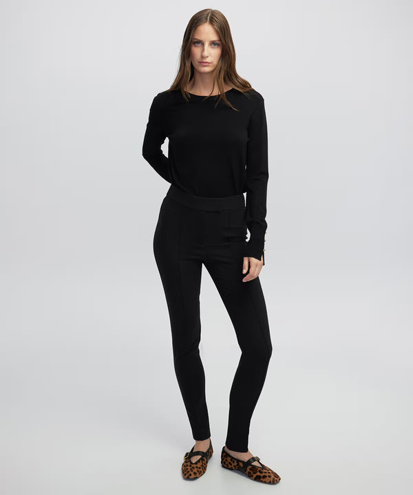 Ipekyol Contrast Button-Down Knitwear Black