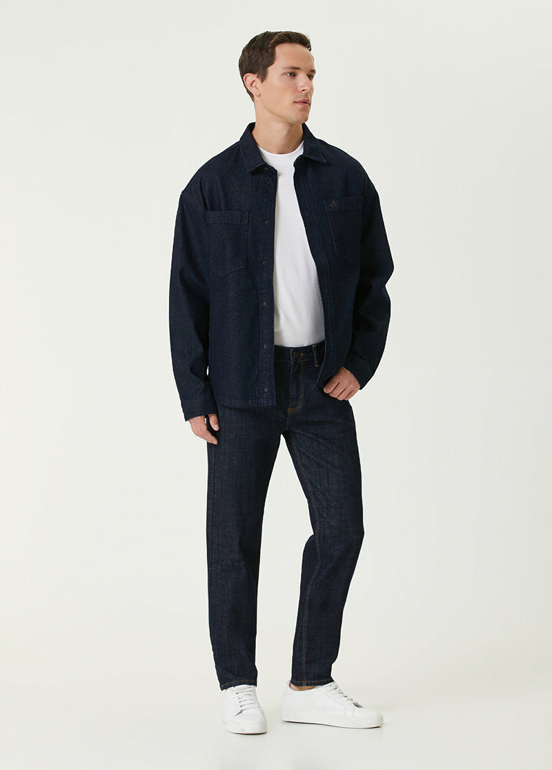 Beymen Club Men Denim Jacket Navy