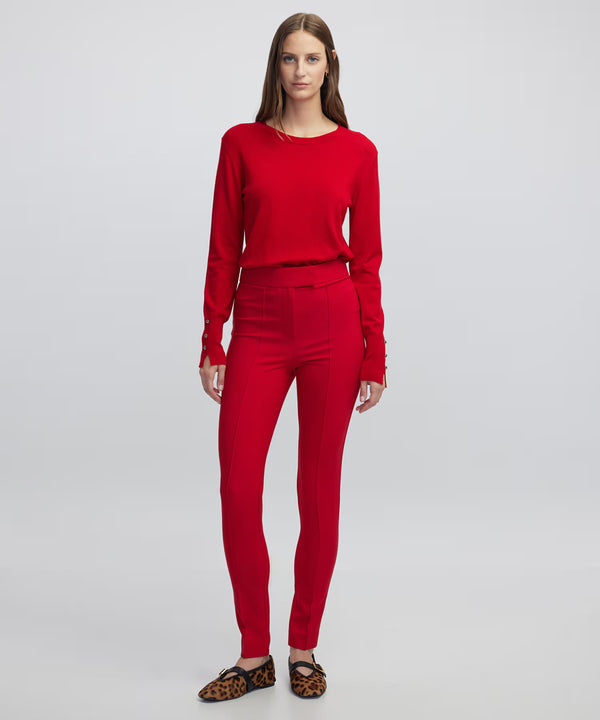 Ipekyol Contrast Button-Down Knitwear Red