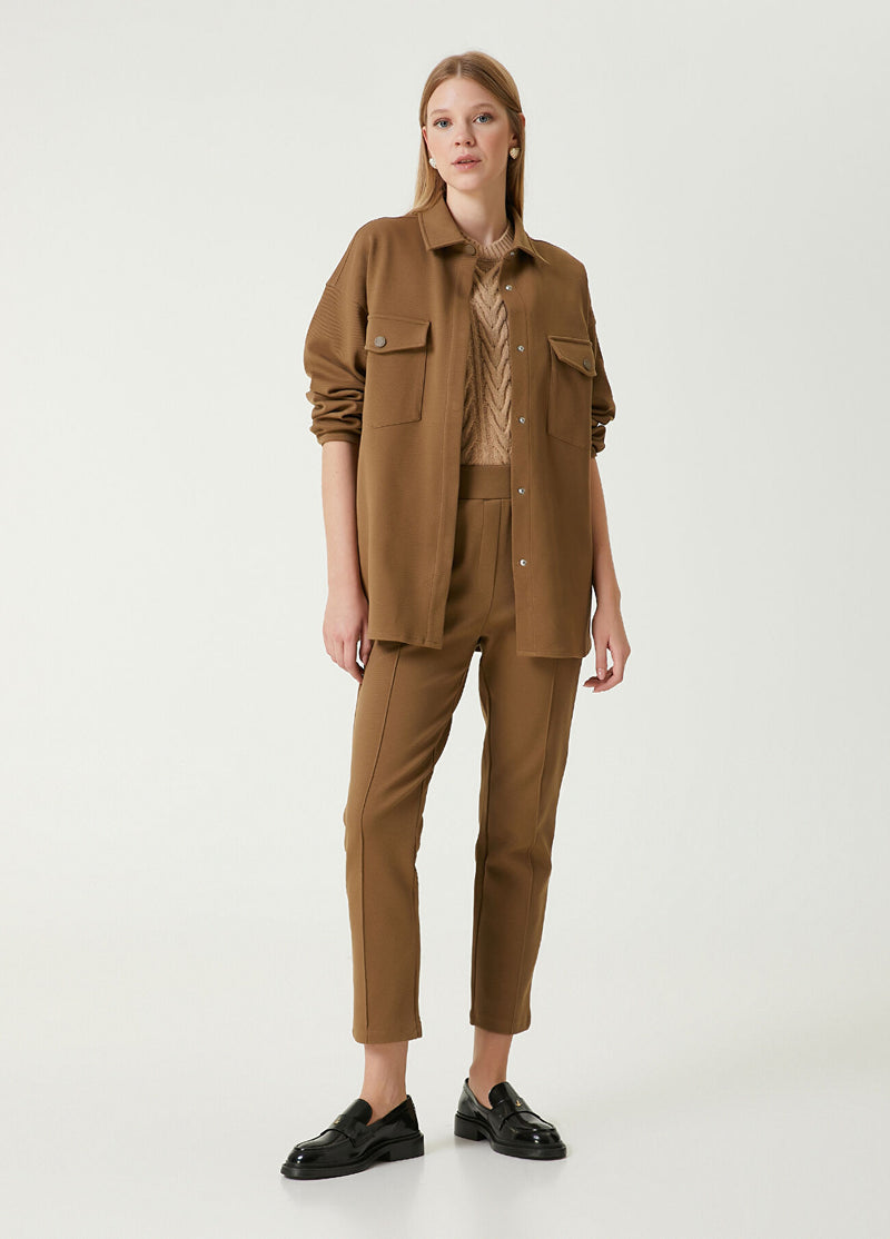 Beymen Club Shirt Form Sweatshirt Camel