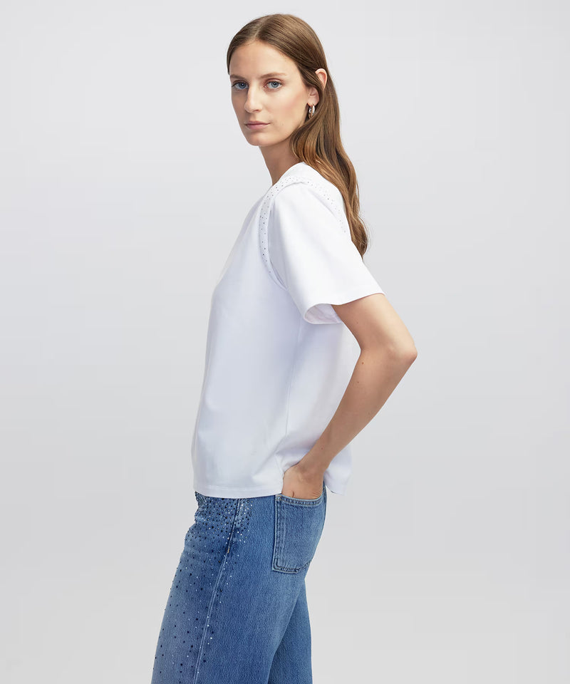 Ipekyol Trok Printed T-Shirt Ecru