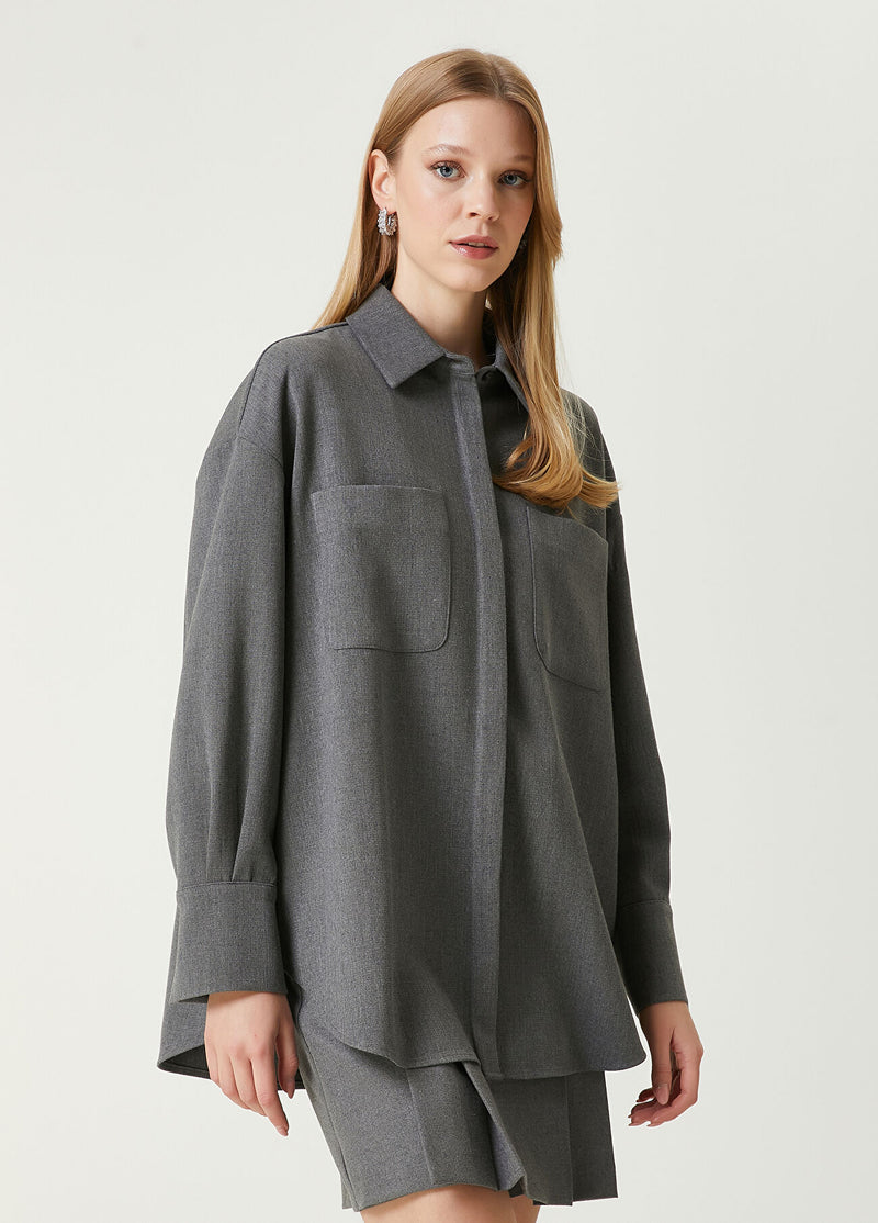 Beymen Club Outer Shirt Anthracite