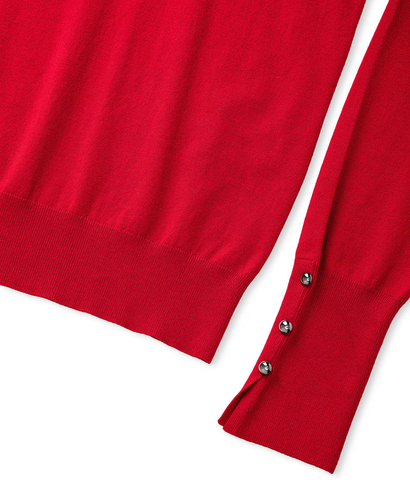 Ipekyol Contrast Button-Down Knitwear Red