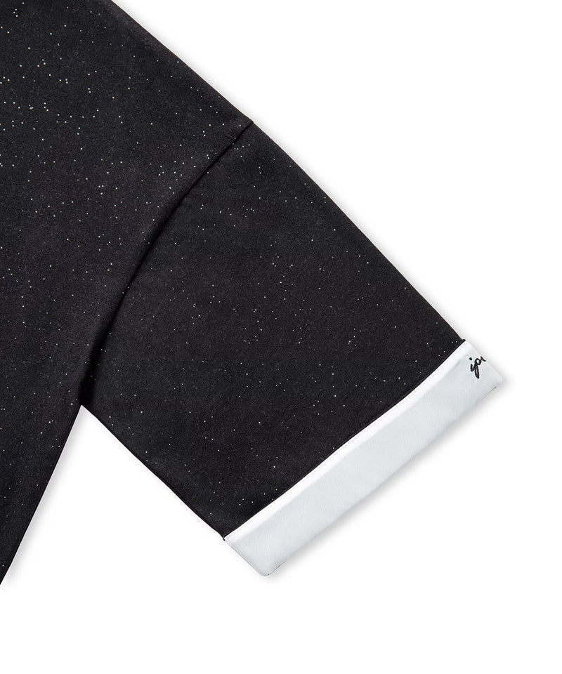 Ipekyol Embroidered Color Block T-Shirt Black