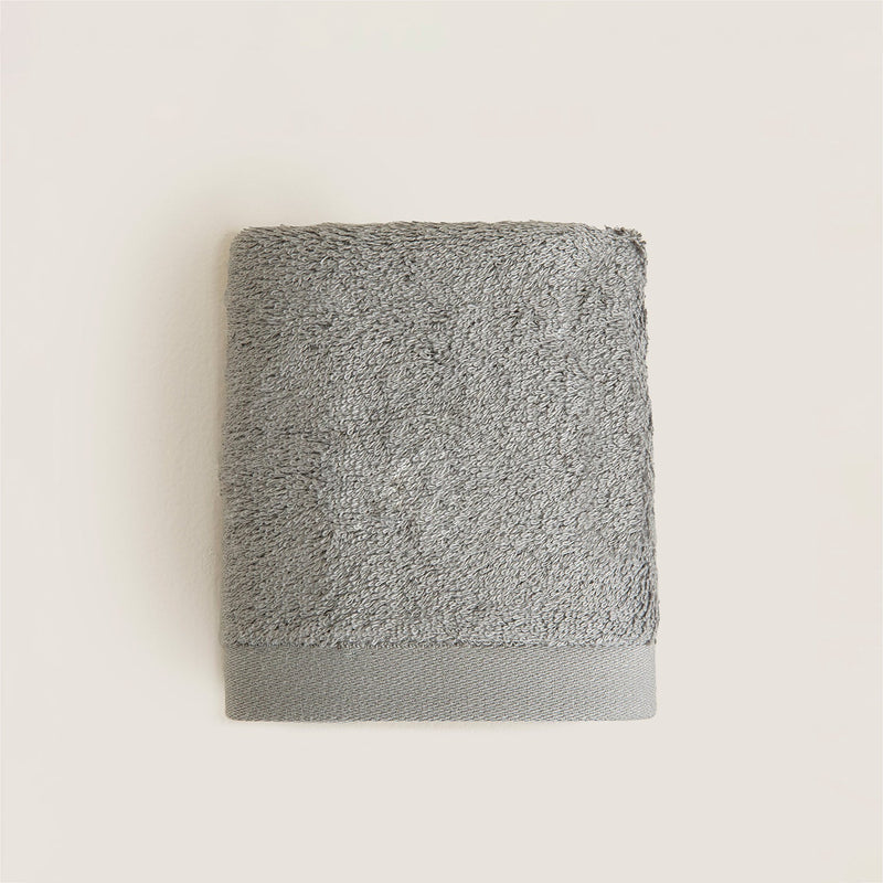 Chakra Solid Towel 30X50 Cm Light Grey