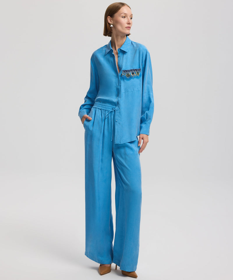 Ipekyol Drawstring Trousers Blue