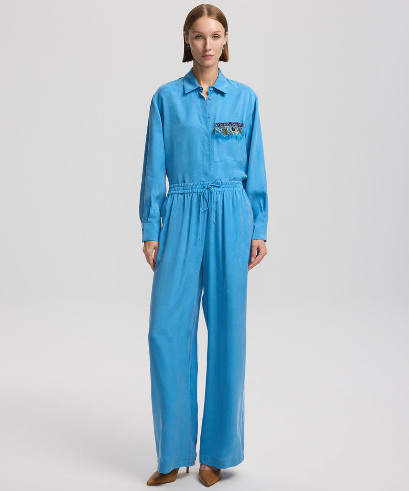 Ipekyol Drawstring Trousers Blue