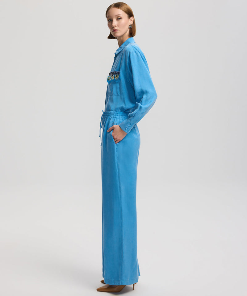 Ipekyol Drawstring Trousers Blue