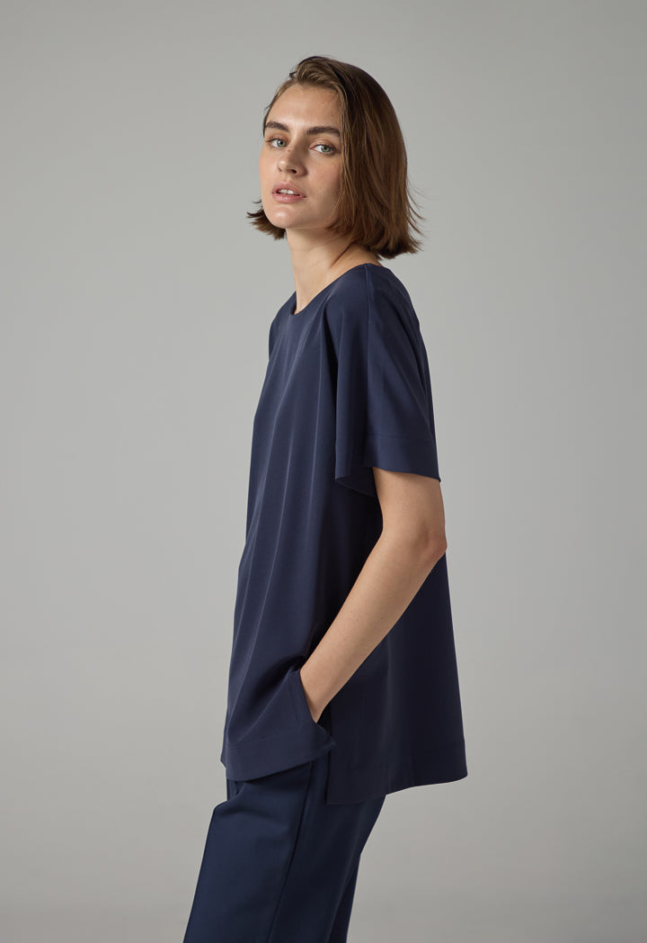 Choice Short Sleeve Basic T-Shirt Navy