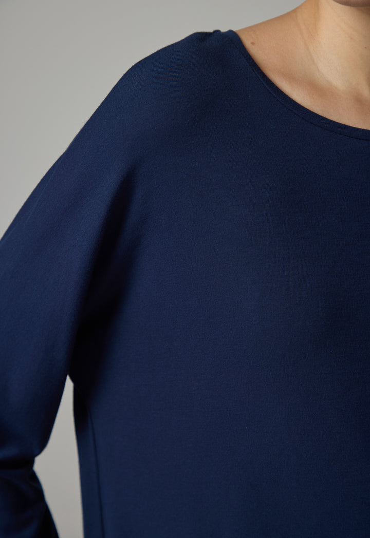 Choice Long Sleeve Basic Top Navy