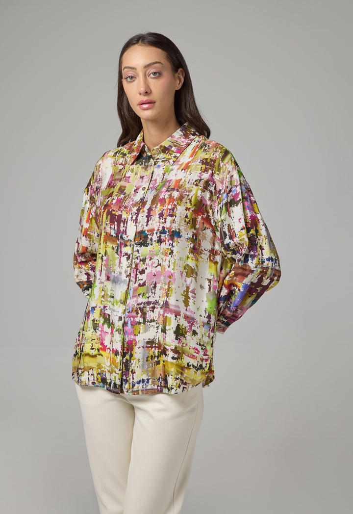 Choice Printed Long Sleeves Shirt Multi Color