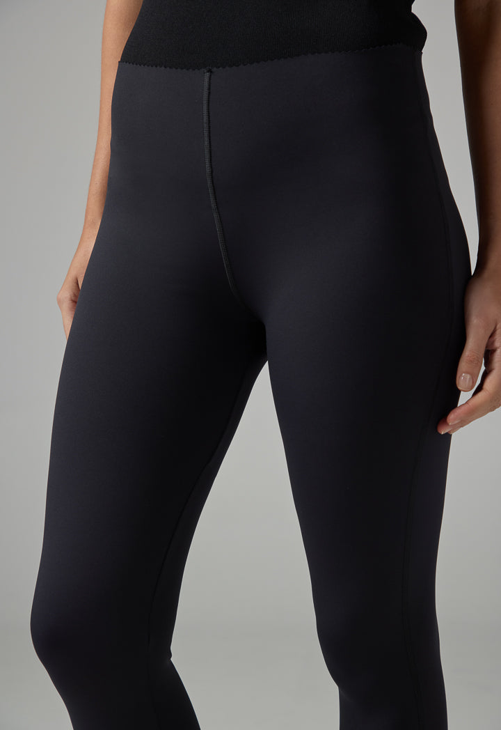 Choice Solid Basic Leggings Black