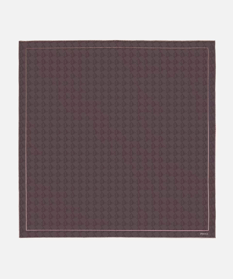 Ipekyol 100% Silk Scarf 90X90 Cm Grey