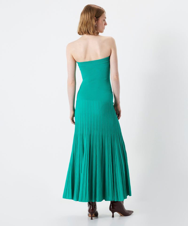 Ipekyol Strapless Knit Dress Green