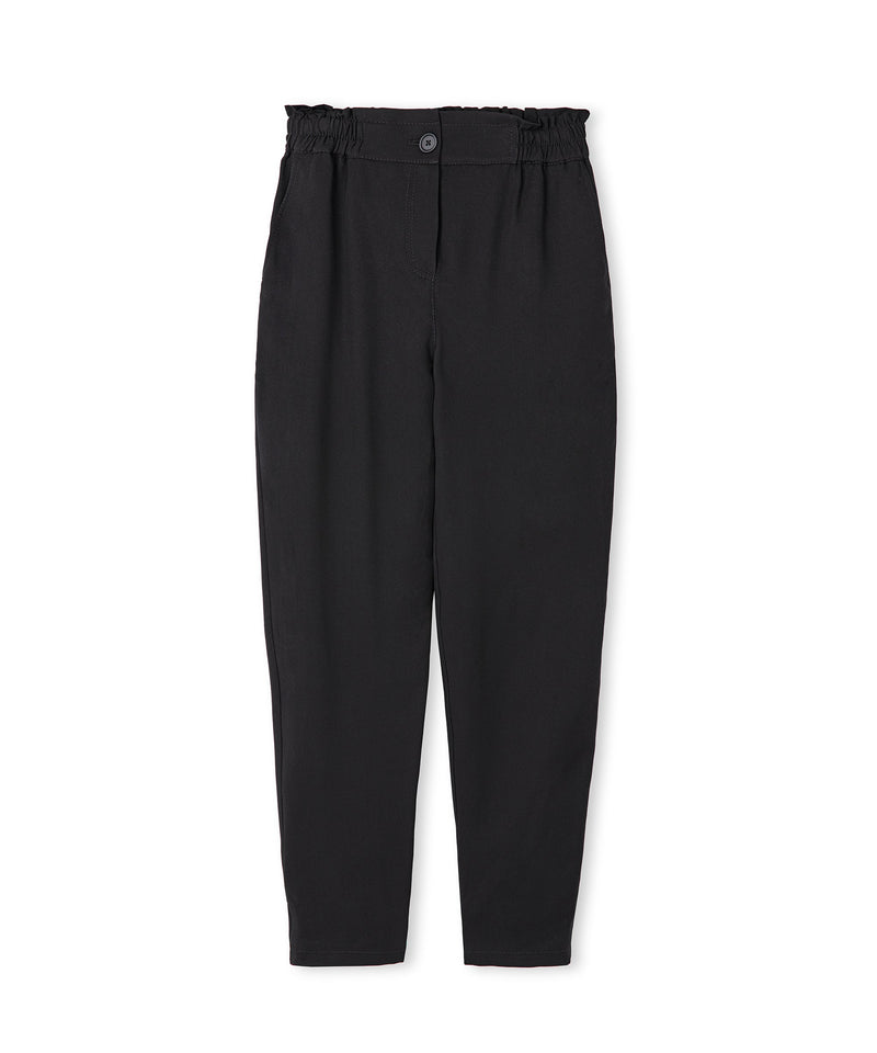 Ipekyol Trousers With Elastic Waist Black