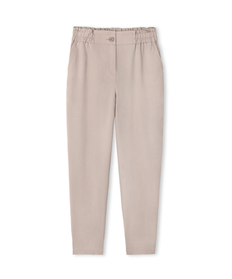 Ipekyol Trousers With Elastic Waist Oil