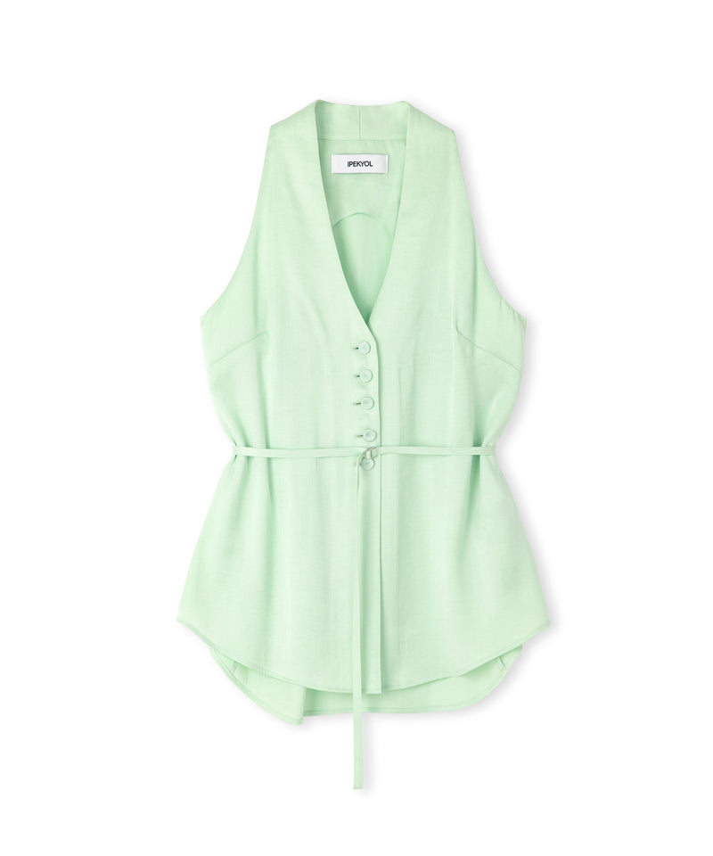 Ipekyol Thin Belted Blouse Mint Green