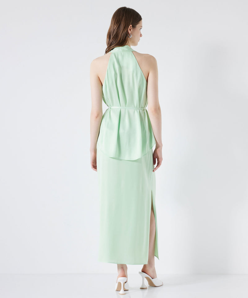 Ipekyol Thin Belted Blouse Mint Green