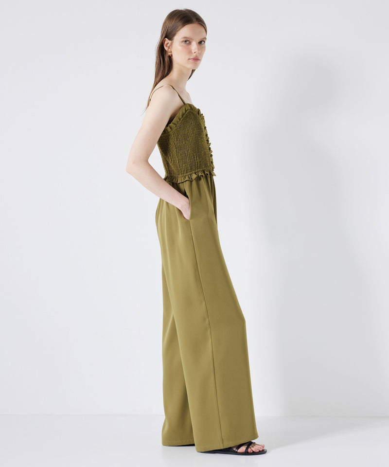 Ipekyol Gimped Jumpsuit Khaki