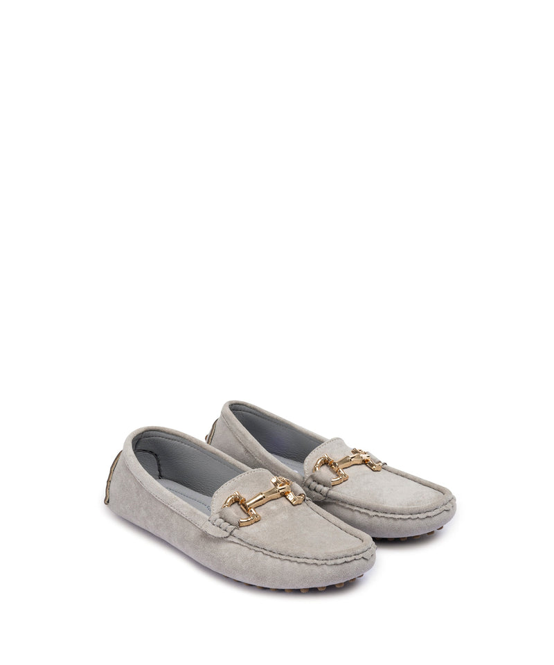 Ipekyol Loafer With Metal Buckle Grey