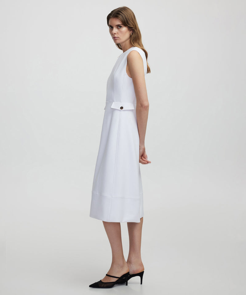 Ipekyol Metal Zipper Dress White