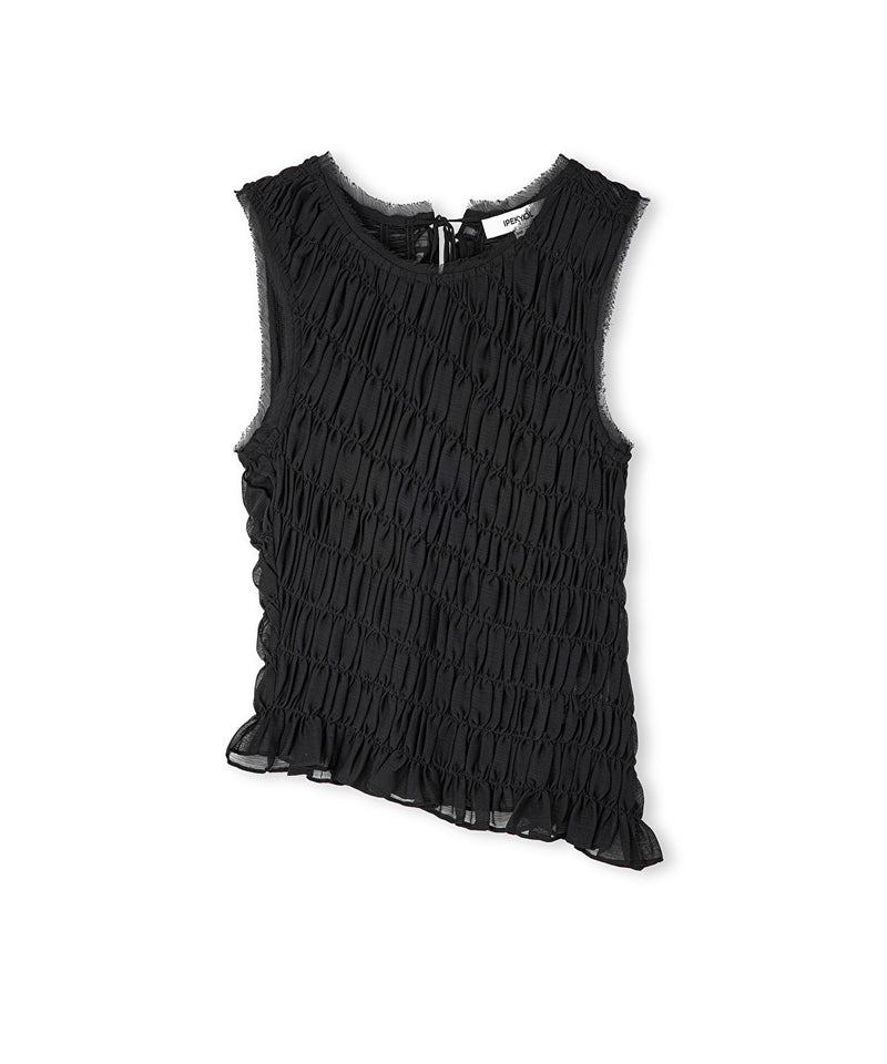 Ipekyol Diagonal Quilted Blouse Black