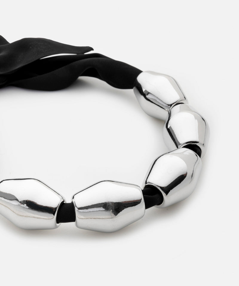 Ipekyol Metal Piece Necklace Black