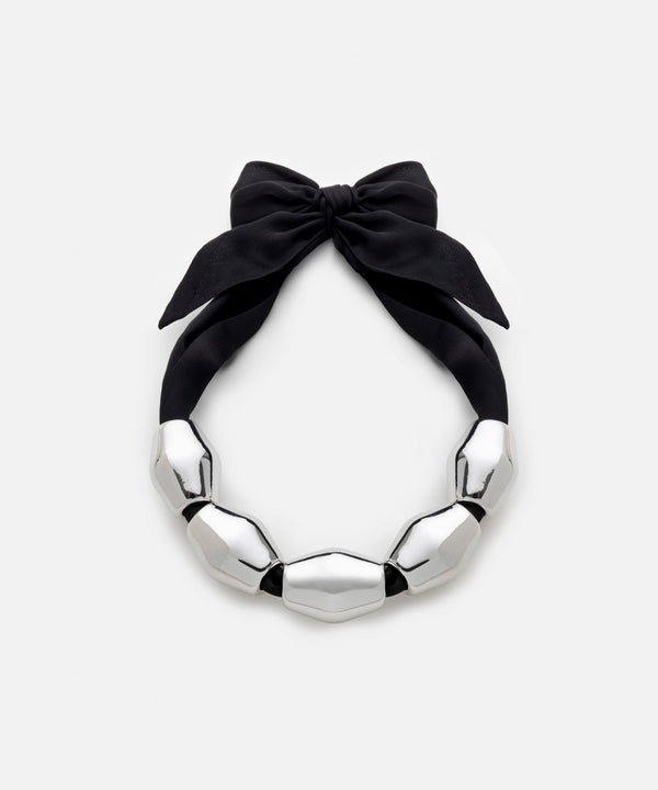 Ipekyol Metal Piece Necklace Black