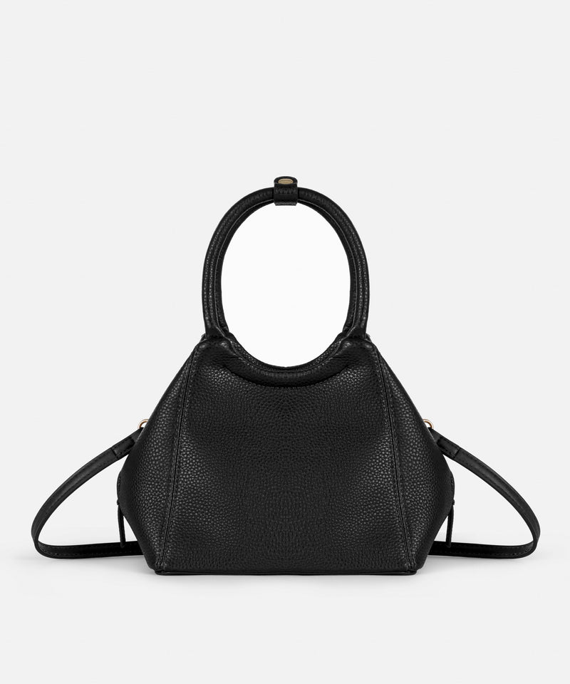 Ipekyol Leather Look Double Handle Bag Black