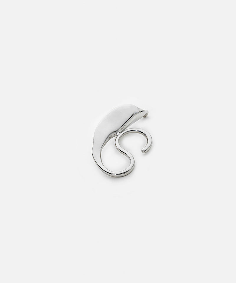 Ipekyol Leaf Metal Ring Silver