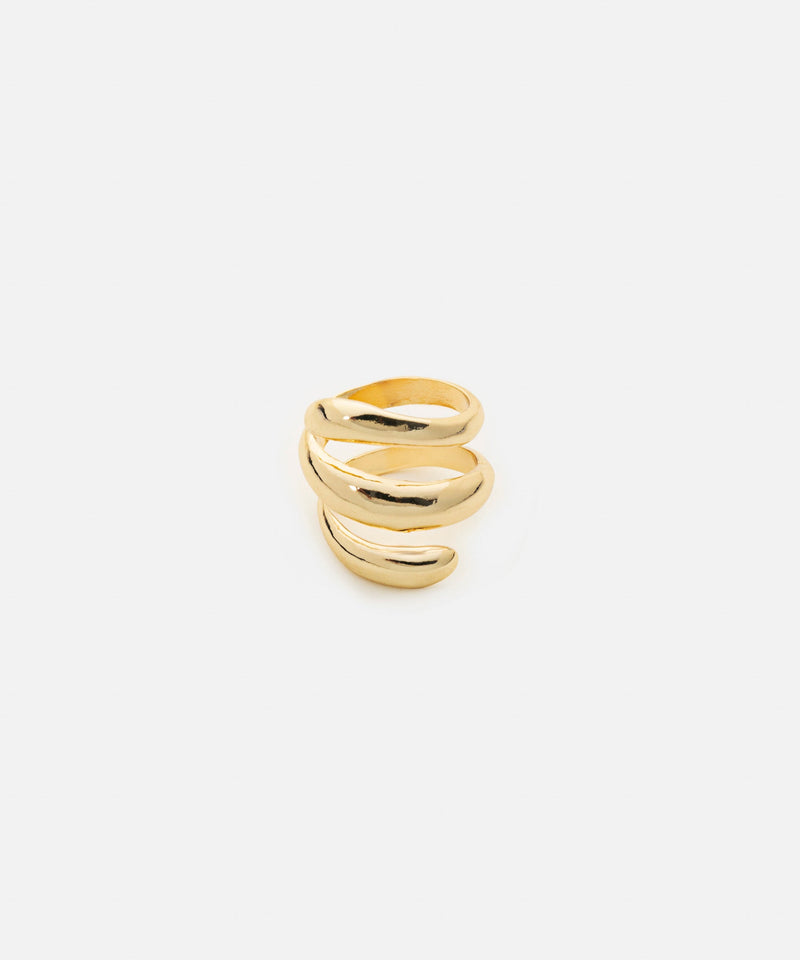 Ipekyol Spiral Ring Gold