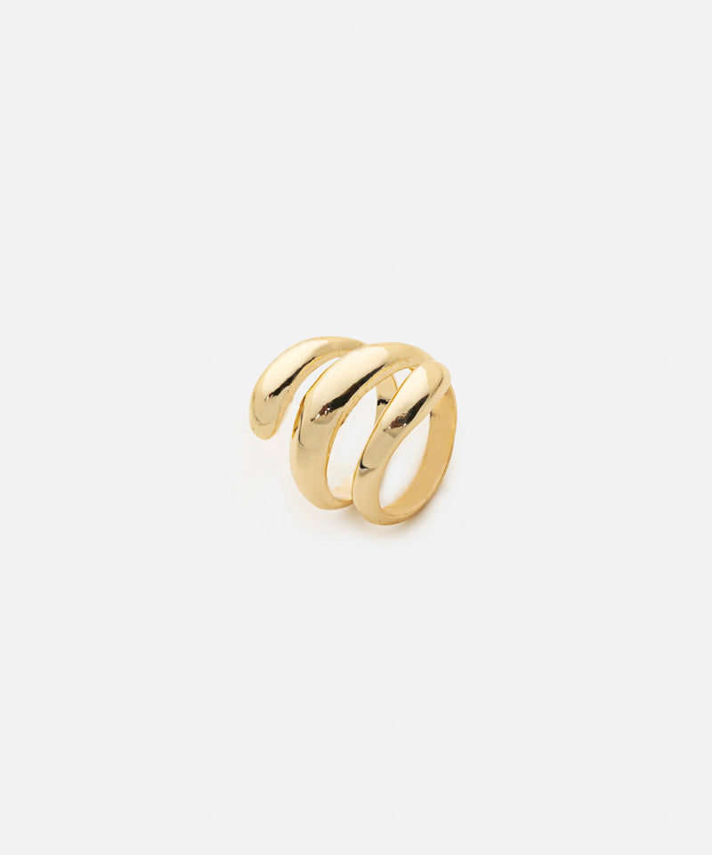 Ipekyol Spiral Ring Gold
