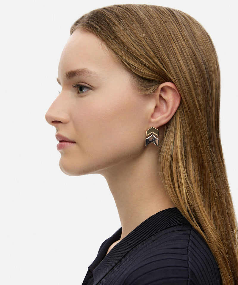 Ipekyol Two-Tone Earrings Gold