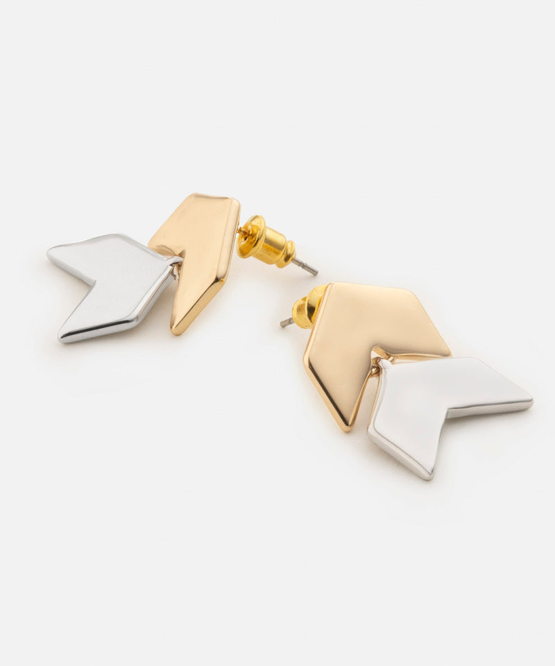 Ipekyol Two-Tone Earrings Gold