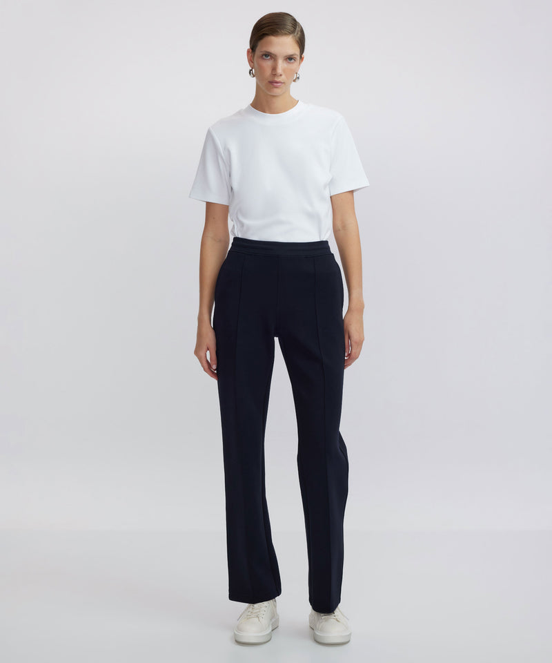 Ipekyol Elasticated Waist Solid Trousers Navy