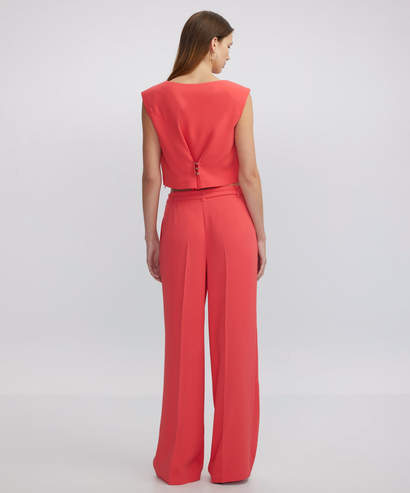 Ipekyol Double Belted Darted Trousers Coral