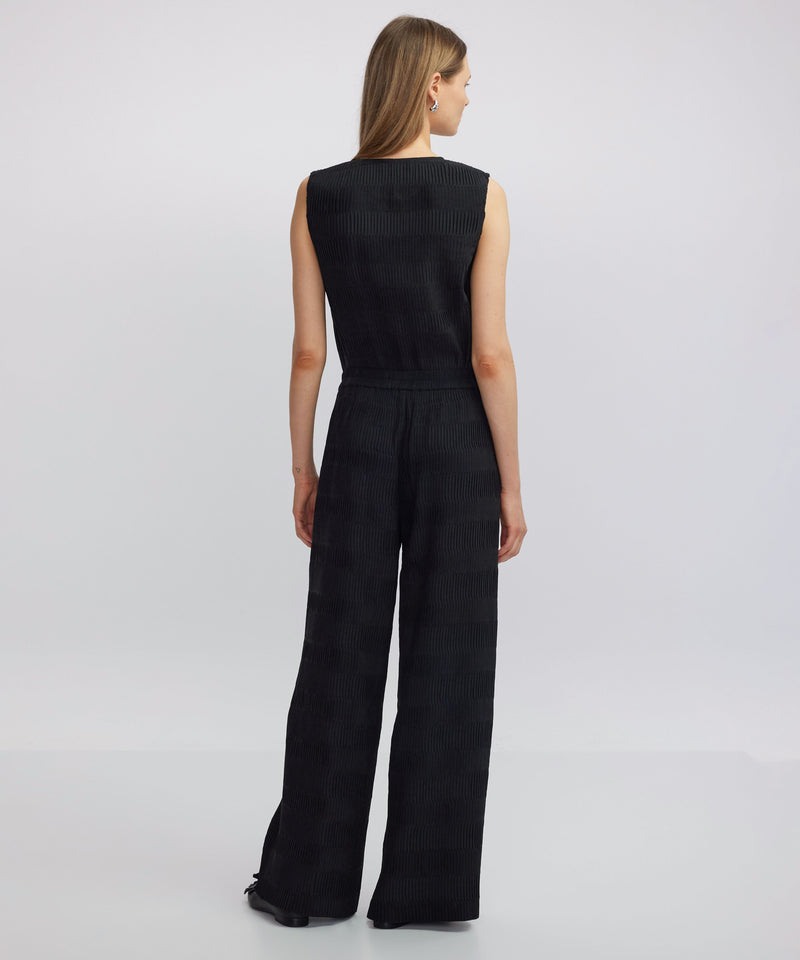 Ipekyol Contrast Effect Trousers Black