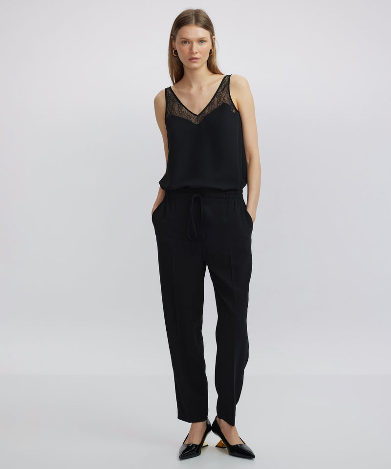 Ipekyol Drapey Fit Trousers Black