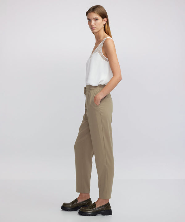 Ipekyol Drapey Fit Trousers Khaki