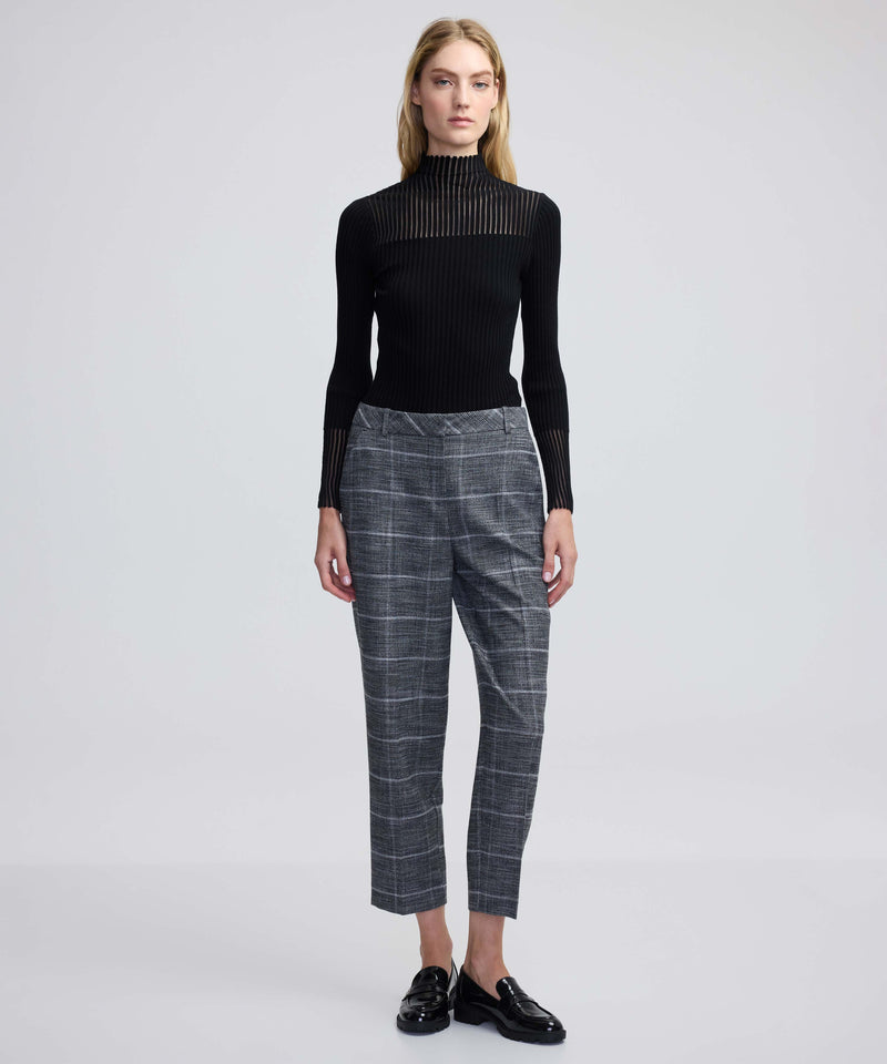 Ipekyol Plaid Pattern Trousers Grey